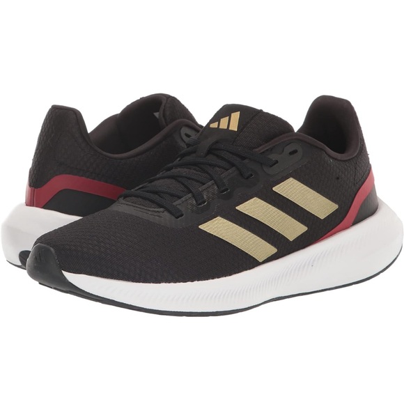 adidasRunfalcon3.0CoreBlack/GoldMetallic/BetterScarletMen's👨🏻RunningShoe👟Sz11 - Picture 13 of 13